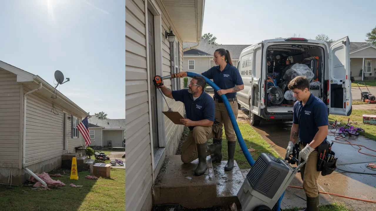 Ceiling Water Damage Restoration in Defiance, PA near me